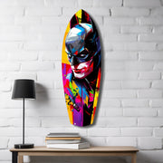 Shadowed Vigilante Glass Wall Art