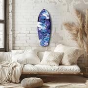 Midnight Skull Nocturnal Shadows Glass Wall Art