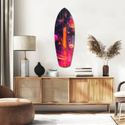Kinetic Cosmos Glass Wall Art