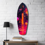 Kinetic Cosmos Glass Wall Art
