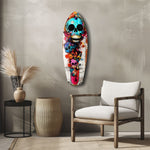 Street Soul Graffiti Skulls Glass Wall Art