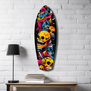 Street Soul Graffiti Skulls Glass Wall Art