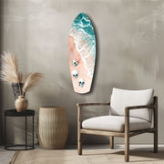 Seashore Glass Wall Art