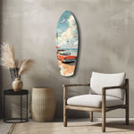 Timeless by the Sea Glass Wall Art