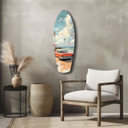 Timeless by the Sea Glass Wall Art