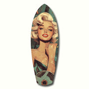 Blonde Silver-Screen Icon Glass Wall Art