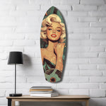 Blonde Silver-Screen Icon Glass Wall Art