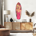 Blonde Silver-Screen Icon Glass Wall Art