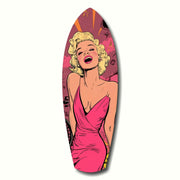 Blonde Silver-Screen Icon Glass Wall Art