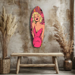 Blonde Silver-Screen Icon Glass Wall Art