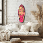 Blonde Silver-Screen Icon Glass Wall Art