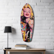 Blonde Silver-Screen Icon Glass Wall Art