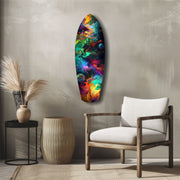 Kinetic Cosmos Glass Wall Art