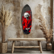 Wild-Haired Genius Mood V2 Glass Wall Art
