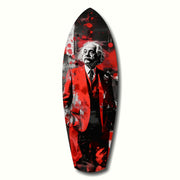 Wild-Haired Genius Mood V2 Glass Wall Art