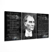 Atatürk Glass Wall Art