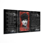 Atatürk Glass Wall Art