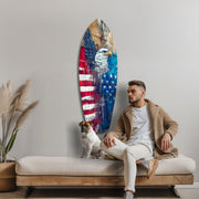 American Eagle Glass Wall Art