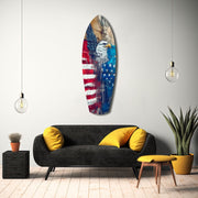 American Eagle Glass Wall Art