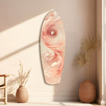Pinky Swirl Glass Wall Art