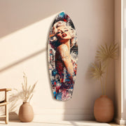 Blonde Silver-Screen Icon Glass Wall Art