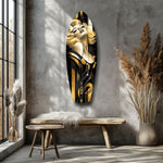 Blonde Silver-Screen Icon Glass Wall Art