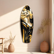 Blonde Silver-Screen Icon Glass Wall Art