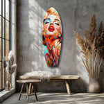 Blonde Silver-Screen Icon Glass Wall Art