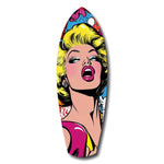 Blonde Silver-Screen Icon Glass Wall Art