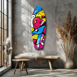 Colors of Geometry Glass Wall Art