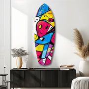 Colors of Geometry Glass Wall Art
