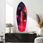 Kinetic Cosmos Glass Wall Art