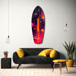 Kinetic Cosmos Glass Wall Art