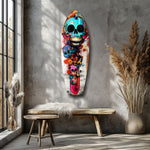 Street Soul Graffiti Skulls Glass Wall Art