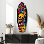 Street Soul Graffiti Skulls Glass Wall Art