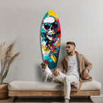 Street Soul Graffiti Skulls Glass Wall Art