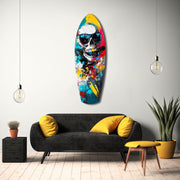 Street Soul Graffiti Skulls Glass Wall Art