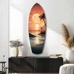 Sunset Dreams in the Ocean Glass Wall Art