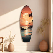 Sunset Dreams in the Ocean Glass Wall Art
