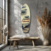 Drift of Solitude Glass Wall Art