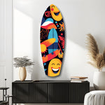 Summer Vibe Glass Wall Art