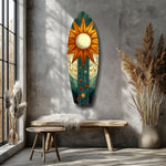 Radiant Horizon Glass Wall Art