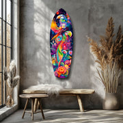 Tropical Symphony Glass Wall Art