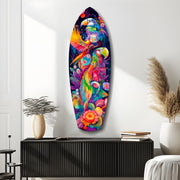 Tropical Symphony Glass Wall Art