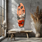 California Dreams Glass Wall Art