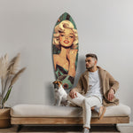 Blonde Silver-Screen Icon Glass Wall Art