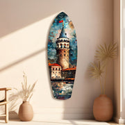 Galata Tower Glass Wall Art