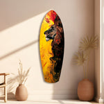 Lion Pride V3 Glass Wall Art