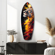 Lion Pride V4 Glass Wall Art