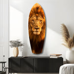 Mr Lion Glass Wall Art